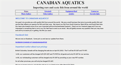 Desktop Screenshot of canadianaquatics.com